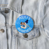 ME/CVS Chronic Fatigue Syndrome Awareness Button (In situ)