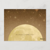 Me déplacer vers la lune - Carte de numéro de tabl (Dos)