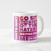 Me Détester ? (Humour) - Mug Jumbo (Devant droit)