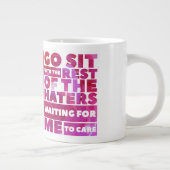 Me Détester ? (Humour) - Mug Jumbo (Droite)
