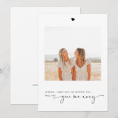 Me Donnerez-Vous Une Carte De Proposition De Photo (Devant / Derrière)