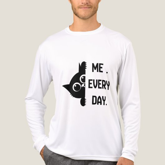 Me every day Tri-Blend shirt (Voorkant volledig)