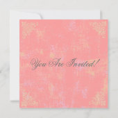 Me faire plaisir ~ Invitations (Dos)