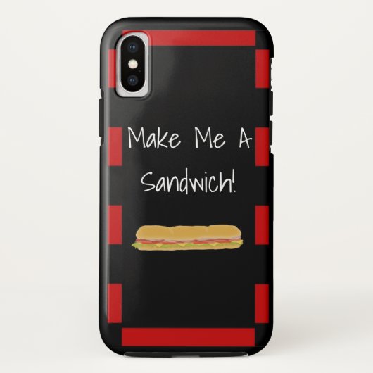 Me faire un sandwich iPhone X Coque (Dos)