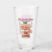 'Me & Gin Tonic Dream Team' Tumbler en verre (Dos)