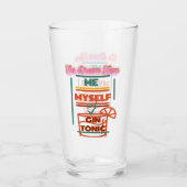 'Me & Gin Tonic Dream Team' Tumbler en verre (Devant)