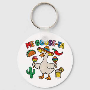Me Goose-Ta Funny Mexican Spanish Goose Sleutelhanger