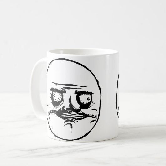 Me Gusta Face Meme Koffiemok (Voorkant links)
