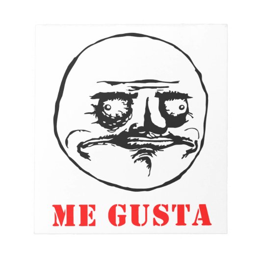 Me Gusta - meme Notitieblok (Voorkant)