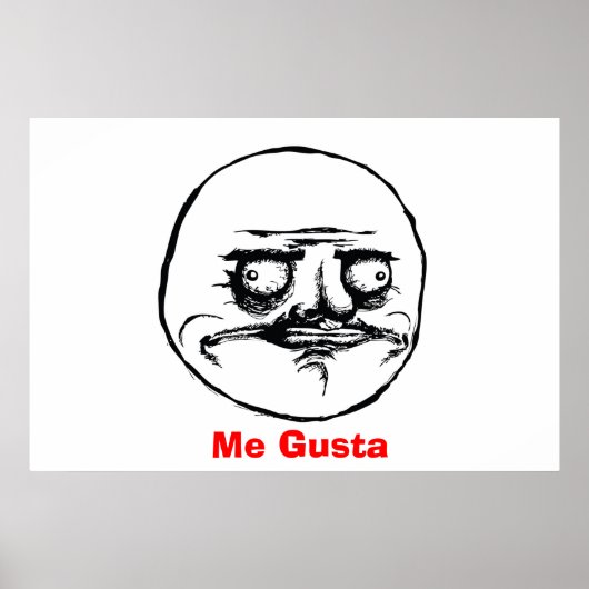 Me Gusta Poster (Voorkant)