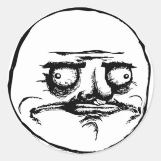 Me gusta ronde sticker