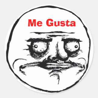 Me Gusta Ronde Sticker