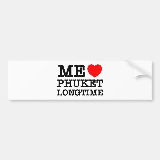 ME HOEFT VAN LONGTIJD BUMPERSTICKER (Voorkant)