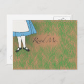 Me lire carte postale (Devant / Derrière)