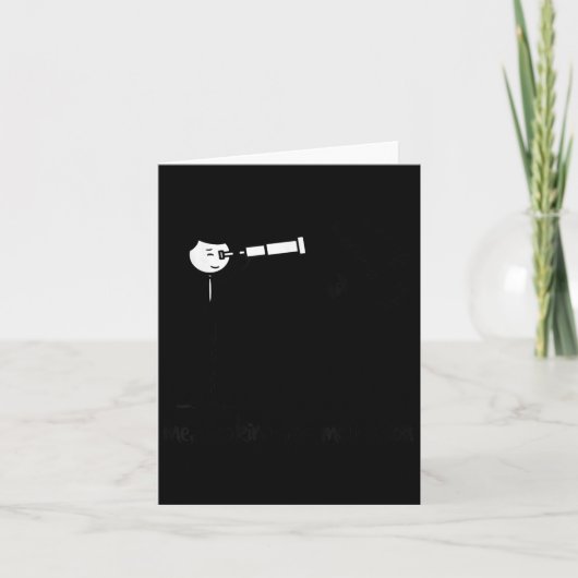 Me Looking For Motivation Funny Stickman Figures  Kaart (Voorkant)