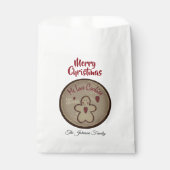 Me Love Cookies - Gingerbrood Favor Bag Bedankzakje (Voorkant)