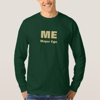 ME / Major Ego Mannen Logo Dr. Green Lange Mouw T-shirt