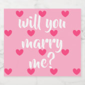 me marie-tu étiquette de bière (Étiquettes simples)