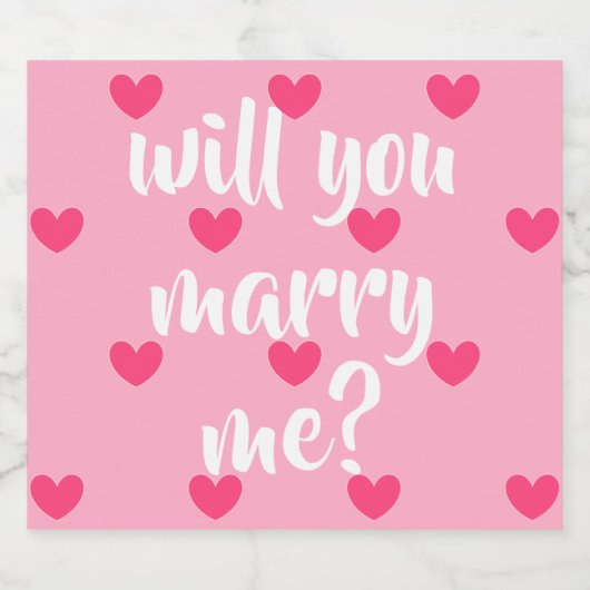 me marie-tu étiquette de bière (Étiquettes simples)