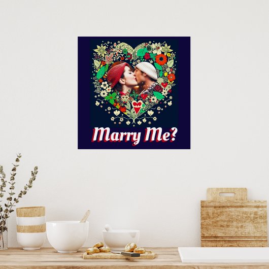 Me marier | Affiche de proposition (Cuisine)