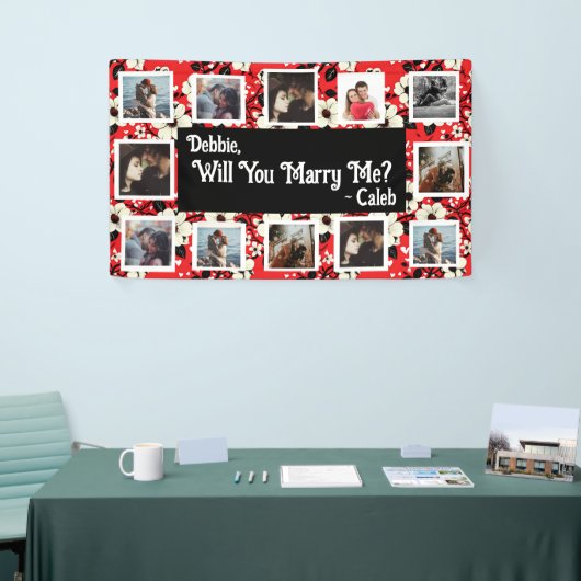 Me marierez-vous la bannière de proposition avec d (Salon professionnel)