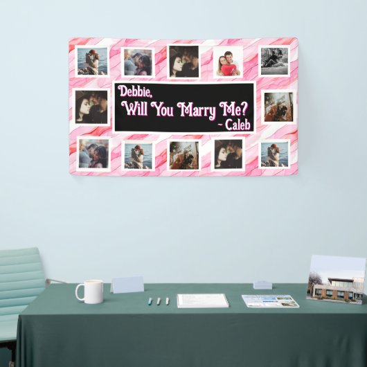 Me marierez-vous la bannière de proposition avec d (Salon professionnel)