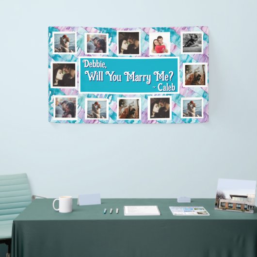 Me marierez-vous la bannière de proposition avec d (Salon professionnel)