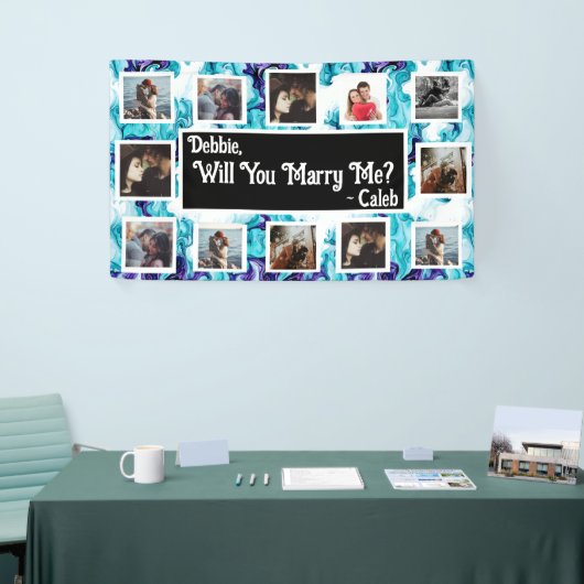 Me marierez-vous la bannière de proposition avec d (Salon professionnel)