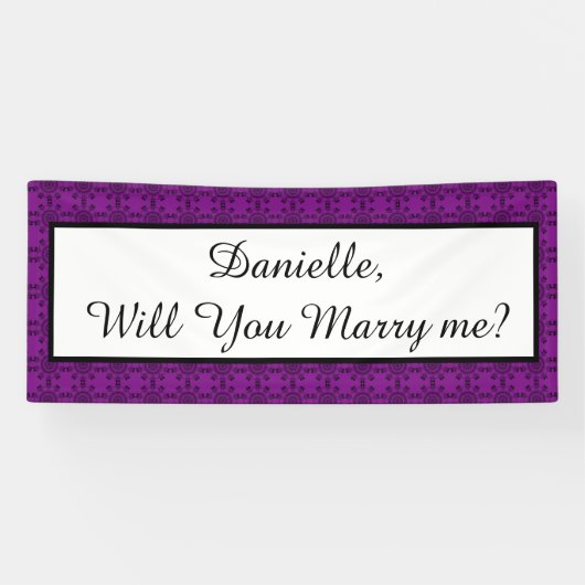 Me Marierez-Vous, Proposition De Mariage Bannière (Horizontal)
