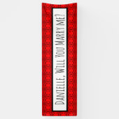 Me Marierez-Vous, Proposition De Mariage Bannière (Vertical)