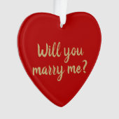 Me marierez-vous une proposition personnalisée rou (devant)