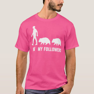 Me Mijn Volgers Wombat Australia Marsupial Wombats T-shirt