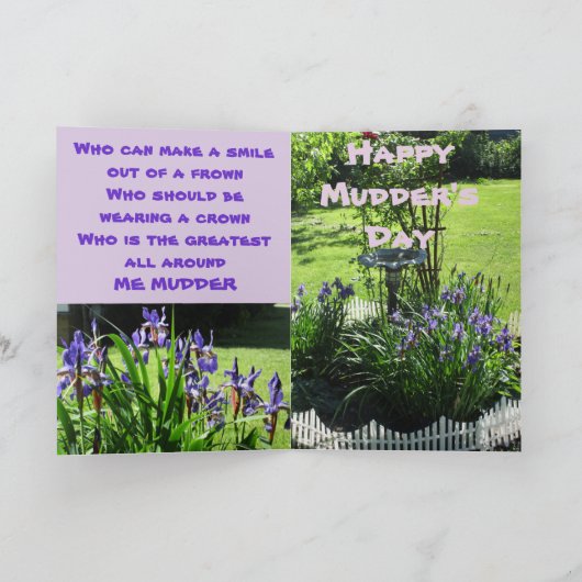 ME MUDDER STEIN KAART (Binnen)