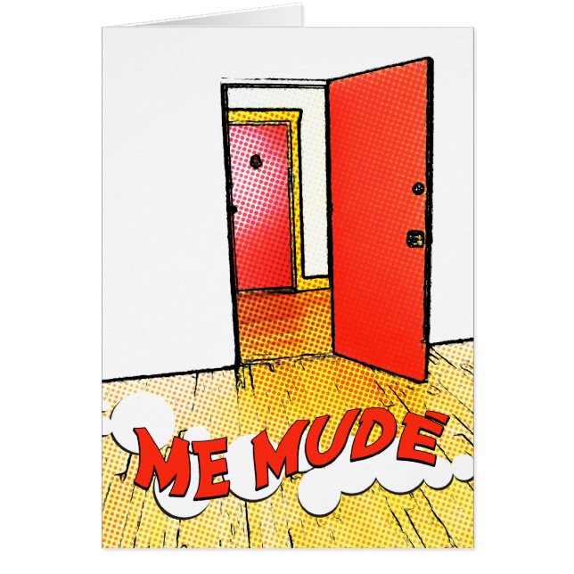 me mudé : puerta cómica (Devant)