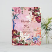 Me Rappeler Poème Papier Personnalisé (Debout devant)