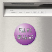 Me remplir-Vide-me Purple lave-vaisselle aimant (In Situ (Lave-vaisselle))