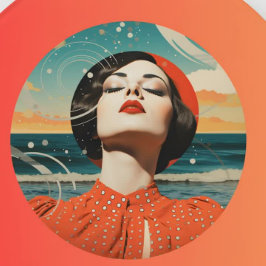 Me Time Just Breathe & Dream Retro Me Tijd Grote Klok