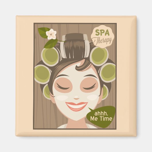 Me Time Spa Magnet Magneet (Voorkant)