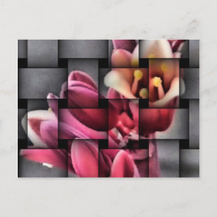me tisser une carte postale de fleurs