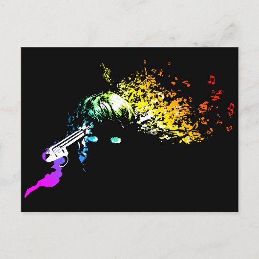 me zacht doden briefkaart (Voorkant)