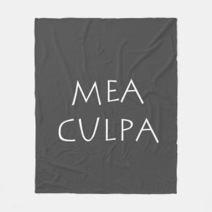Mea culpa fleece deken