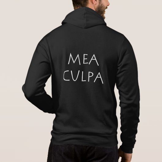 Mea culpa hoodie (Achterkant)