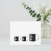 Mea Cuppa Funny Traditionele Katholieke Kaart (Staand voorkant)