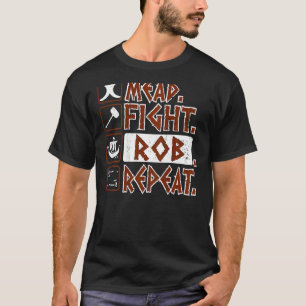 Mead Fight Rob Herhaalt Dragon Boat Vikings Viking T-shirt