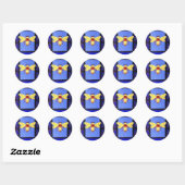 Meade Bee Ronde Sticker (Vel)