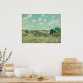 Meadow - Alfred Sisley Fine Art Poster (Keuken)