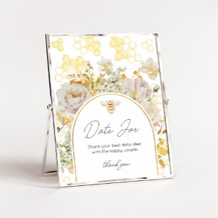 Meadow bee date nachtelijke ideeën. Datum jar brui Poster