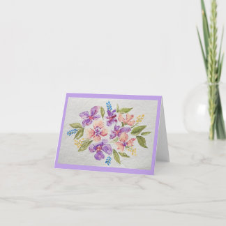 Meadow Blossoms Greeting Card Bedankkaart