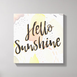 Meadow Breeze II   Hallo Sunshine Canvas Afdruk