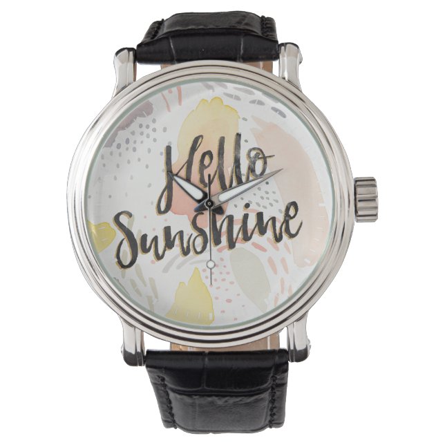Meadow Breeze II | Hallo Sunshine Horloge (Voorkant)